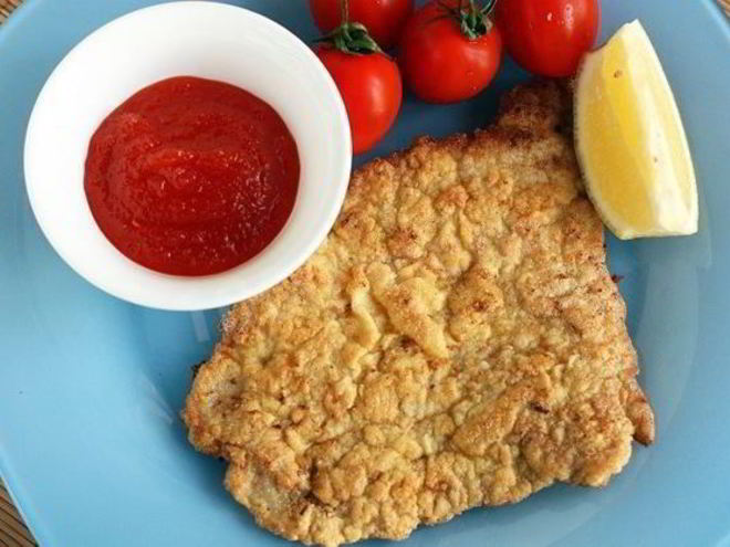 Рецепт шницеля свиного