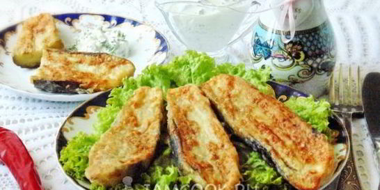 Шницели из баклажанов