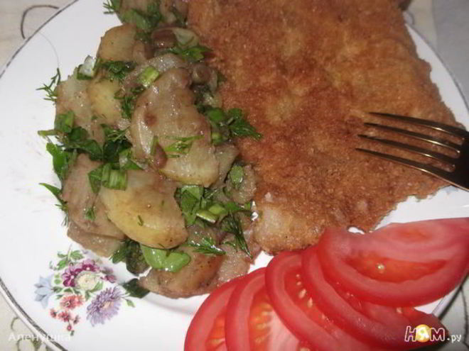 Рецепт свиного шницеля по-венски