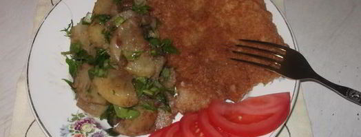 свиной шницель по-венски. Шаг 11