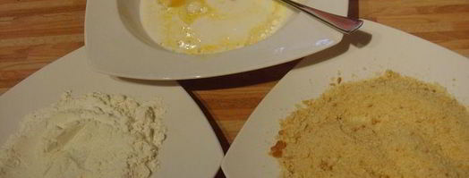 венский шницель с картофельным салатом. Шаг 6