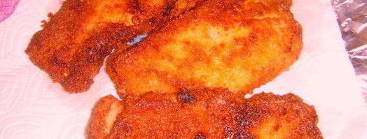 венский шницель с картофельным салатом. Шаг 9