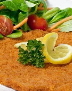 Венский шницель с лимоном