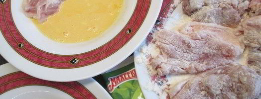 венский шницель в кляре с хреном по-русски. Шаг 4