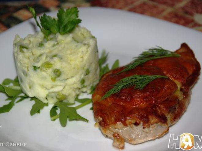 Рецепт запеченного свиного шницеля