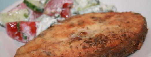 ароматные жареные стейки лосося. Шаг 6