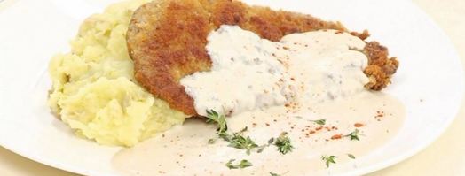 говяжий стейк по-куриному. Шаг 10