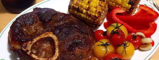 говяжий стейк с гарниром из овощей. Шаг 7