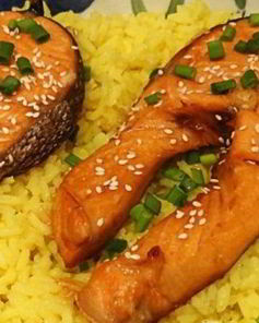 Стейк из форели в духовке