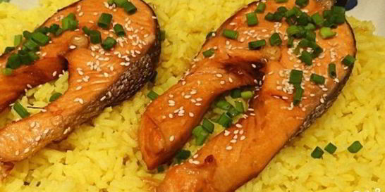 Стейк из форели в духовке