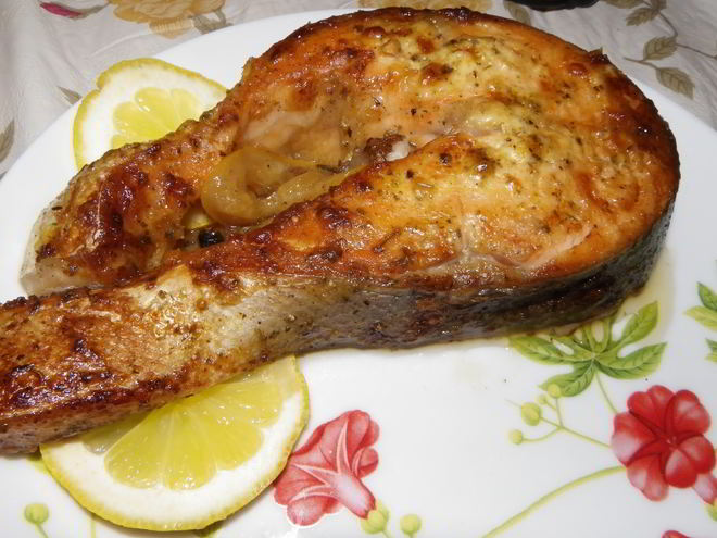 Рецепт стейка из форели