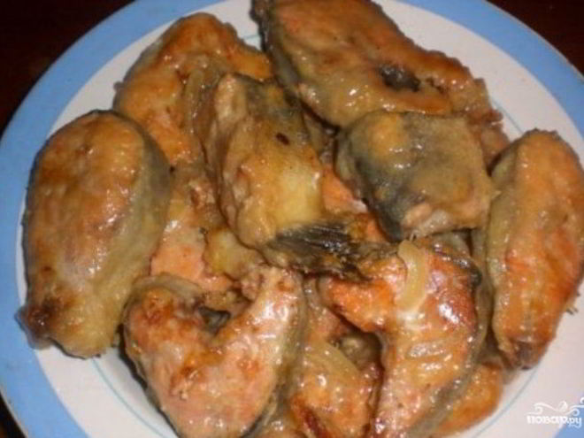 Рецепт стейка из горбуши на сковороде