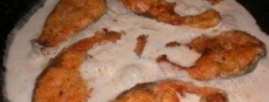 стейк из горбуши на сковороде. Шаг 8