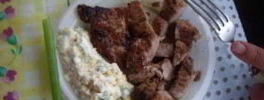 стейк из говядины на мангале. Шаг 7