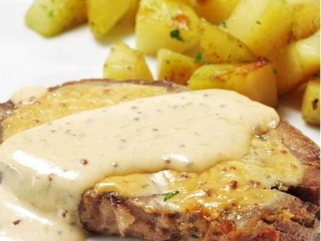 Рецепт стейка из говядины с хреном