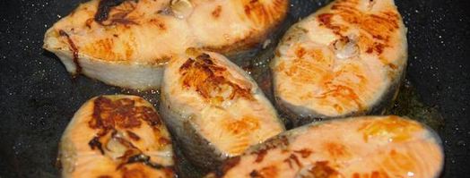 стейк из кижуча в соке красного апельсина. Шаг 9