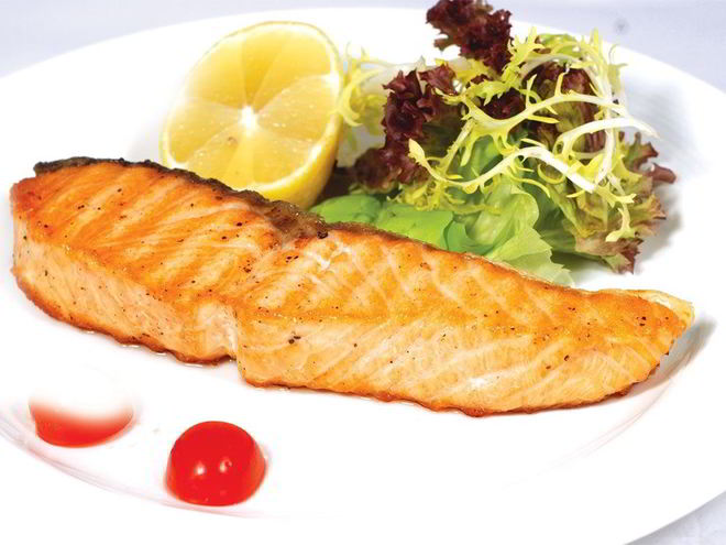 Рецепт стейка из лосося на сковороде