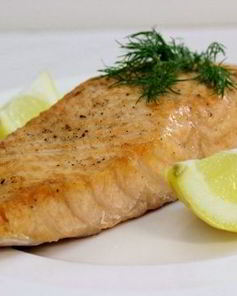 Стейк из лосося в духовке