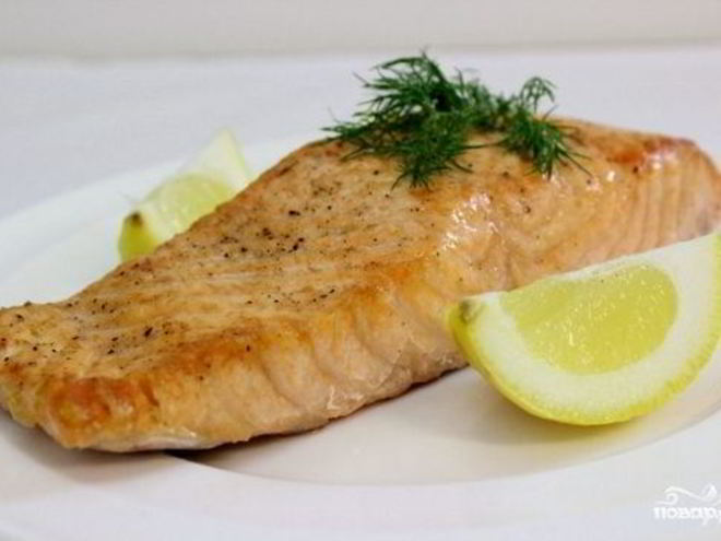 Рецепт стейка из лосося в духовке