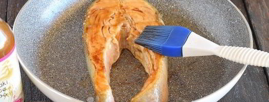 стейк из семги на сковороде. Шаг 7