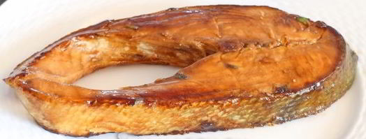 стейк из семги на сковороде. Шаг 9