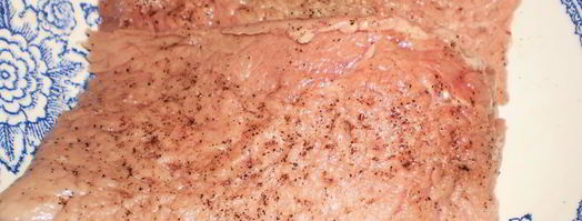 стейк из свинины на сковороде. Шаг 4