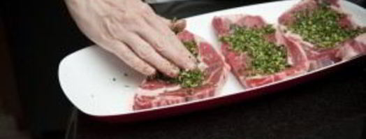 стейк на решетке. Шаг 7