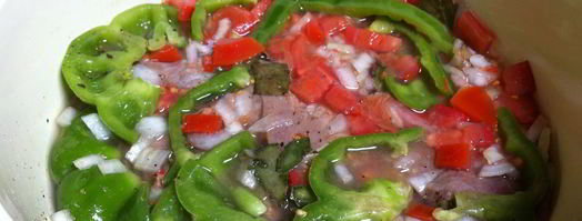 стейк особый в овощном маринаде. Шаг 4