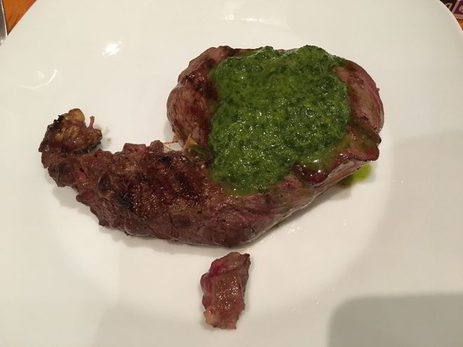 Рецепт стейка рибай с соусом чимичурри