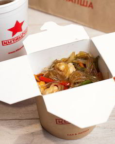 Стеклянная лапша с креветками