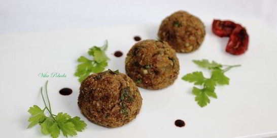 Баклажановые тефтели