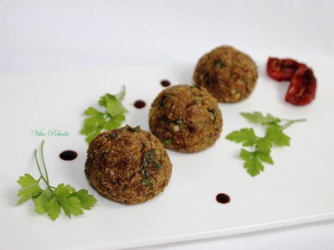 Рецепт баклажановых тефтелей