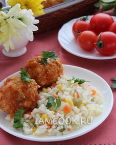 Куриные тефтели с тыквой