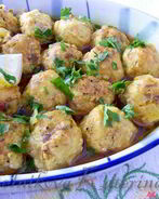 Куриные тефтели в пряном лимонном соусе