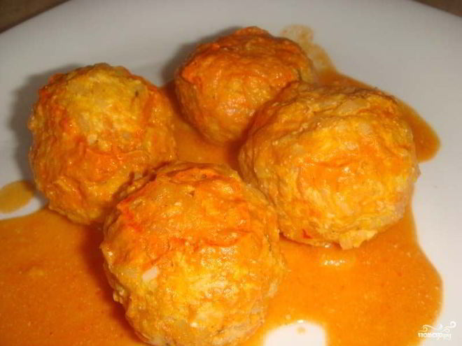 Рецепт мясных тефтелей с подливкой