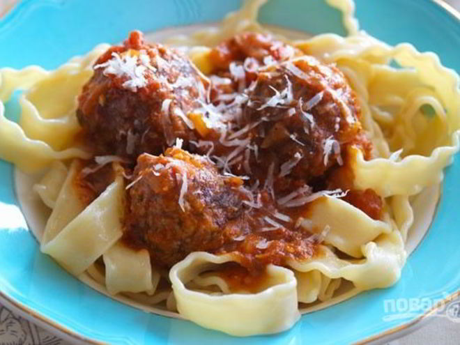 Рецепт мясных тефтелей