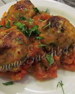 Рыбные тефтели в красном соусе