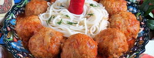 спагетти с тефтелями в томатном соусе. Шаг 16