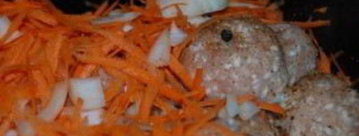 тефтели ежики. Шаг 7