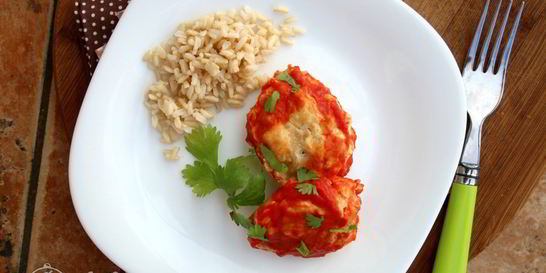Тефтели из индейки с рисом
