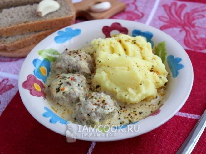 Рецепт тефтелей с подливкой в мультиварке