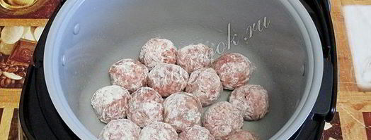 тефтели с подливкой в мультиварке. Шаг 7