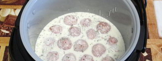 тефтели с подливкой в мультиварке. Шаг 8