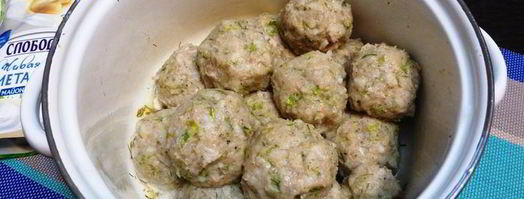 тефтели слободские в грибной подливе. Шаг 3