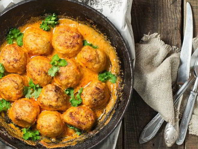 Рецепт тефтелей в апельсиновом соусе