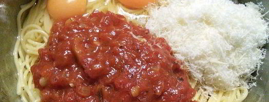 тефтели в гнездах из спагетти. Шаг 6