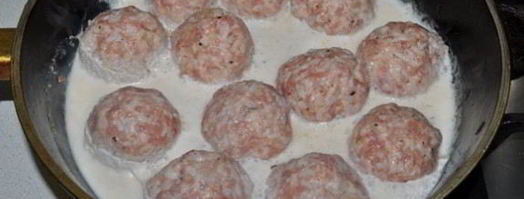 тефтели в сырно-грибном соусе. Шаг 6