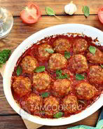 Тефтели в томатном соусе в духовке