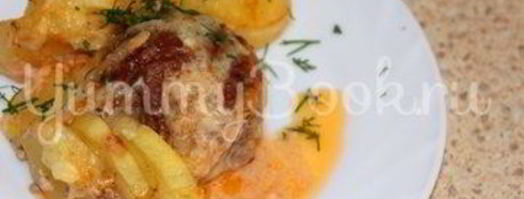 тефтели запеченные с картофелем. Шаг 5