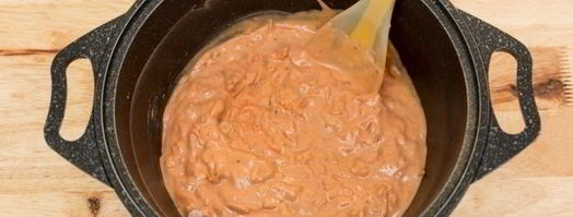 томатно-сметанная подлива для тефтелей с овощами. Шаг 13